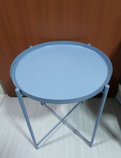 220923  Ikea Gladom Tray Table 45x53cm  Baby Blue
