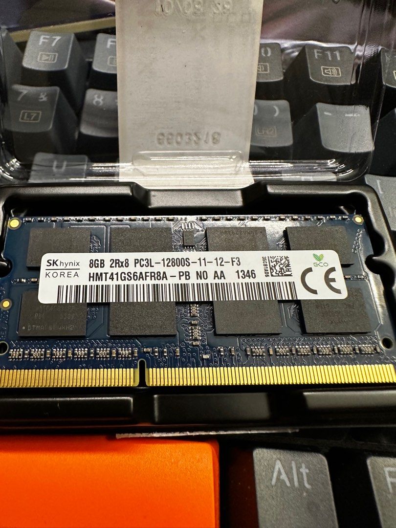 Memory RAM 8GB DDR3L 1600MHz 1.35v Computers Tech Parts
