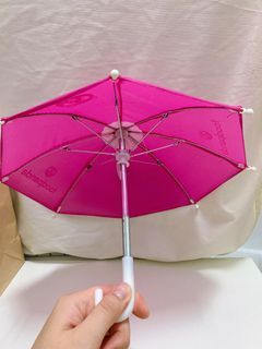 全新 熊貓 外送必備 迷你小雨傘 遮陽傘 雨傘 手機架 外送員 遮陽小雨傘 手機 外送小傘 手機小傘