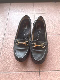 🆕 Medifeet Wide Feet Orthopedic Shoes Gold Buckle Loafer #septsale