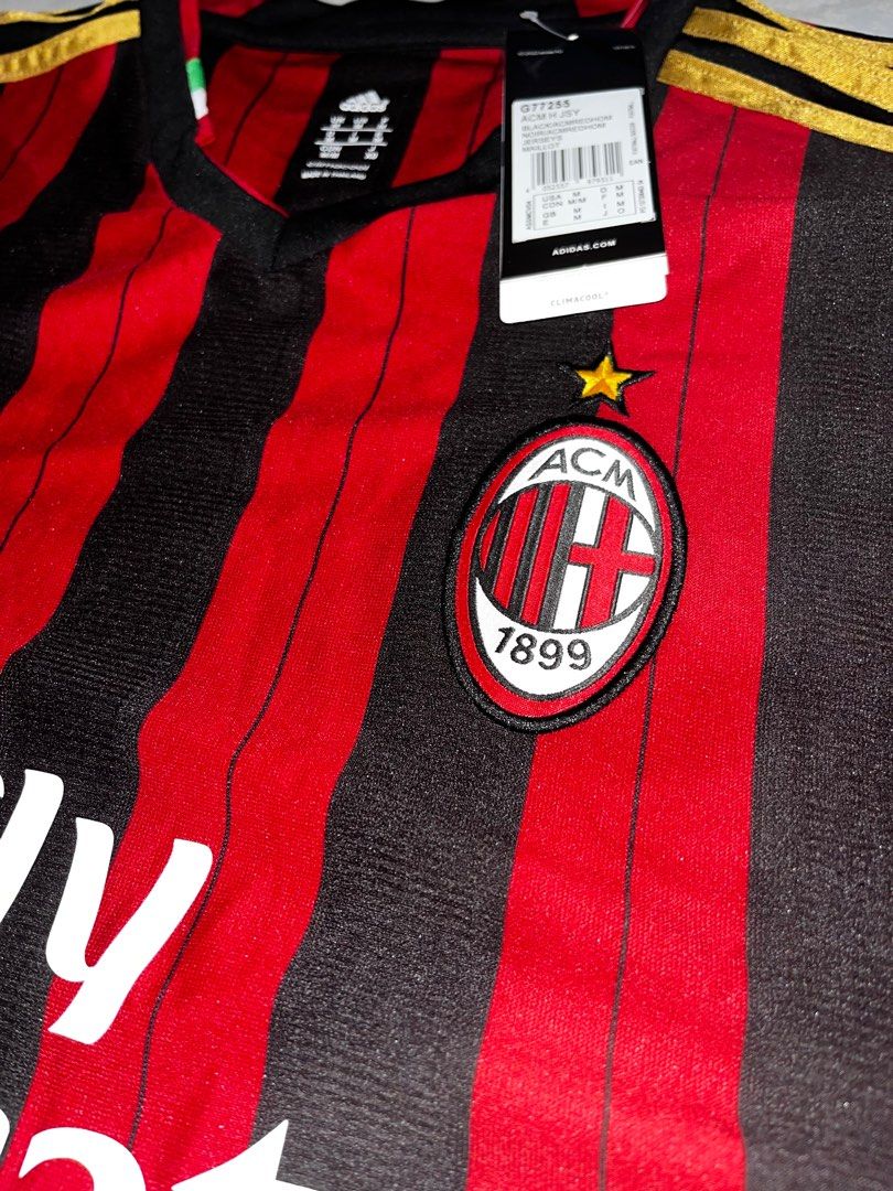 Vintage AC Milan Jersey Size Large – Yesterday's Attic