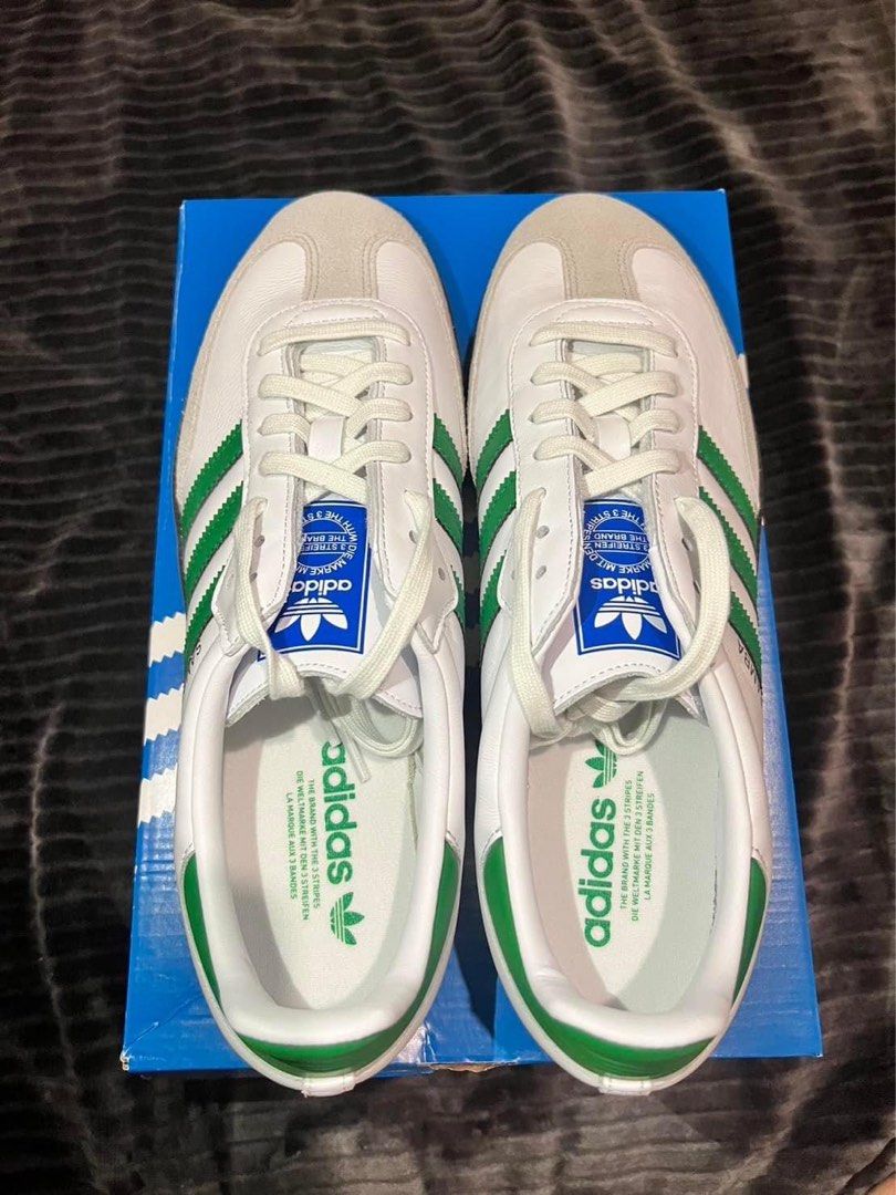 adidas Originals Samba OG White/Green 26.5cm IG1024-