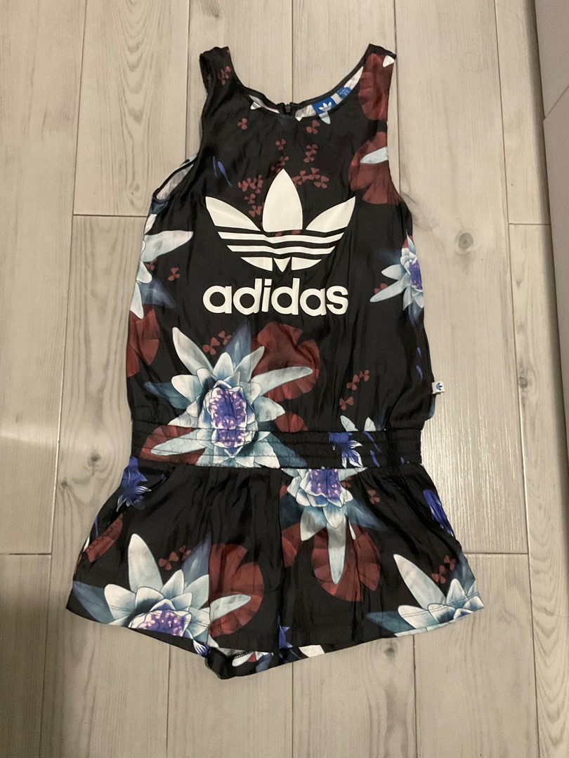 Adidas short jumpsuit clearance