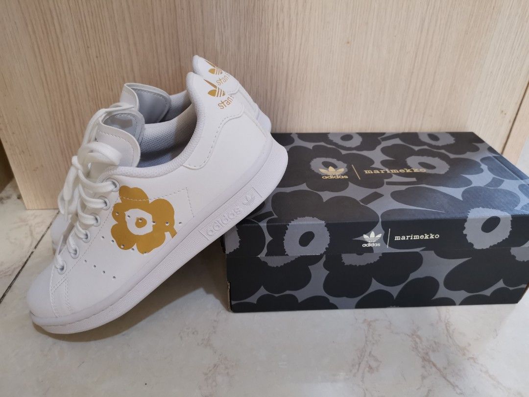 Adidas Stan Smith x Marimekko, 女裝, 鞋, 波鞋- Carousell