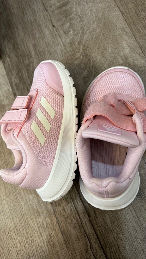 Pink baby adidas shop shoes