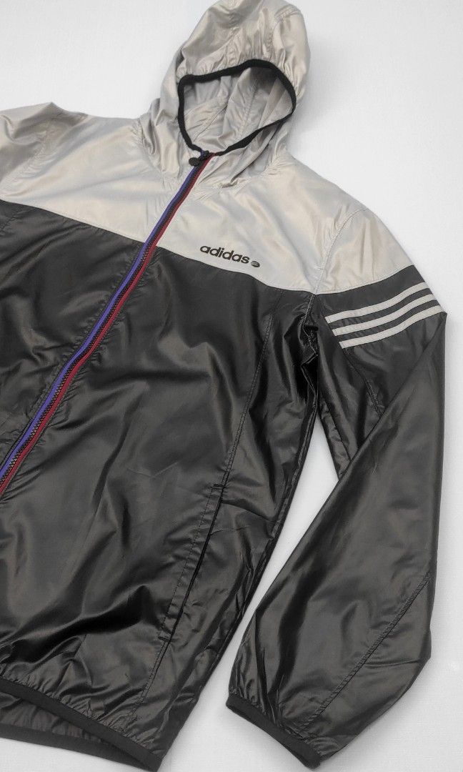 Adidas linear 2.0 sale reversible windbreaker jacket