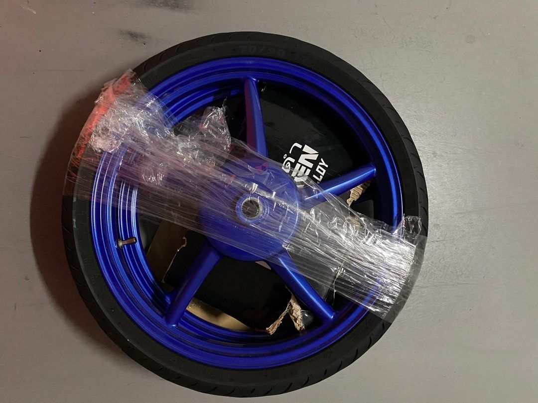 Aluminium Rim 24″ X 100mm, Blue Anodised - Your E-bike With A Chopper Look - View #6