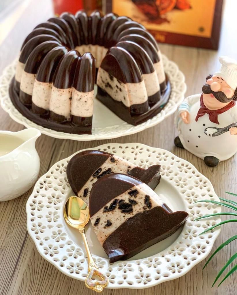 Agar Agar Cake Double Chocolate / Large 24 inch / Pudding / Lapis