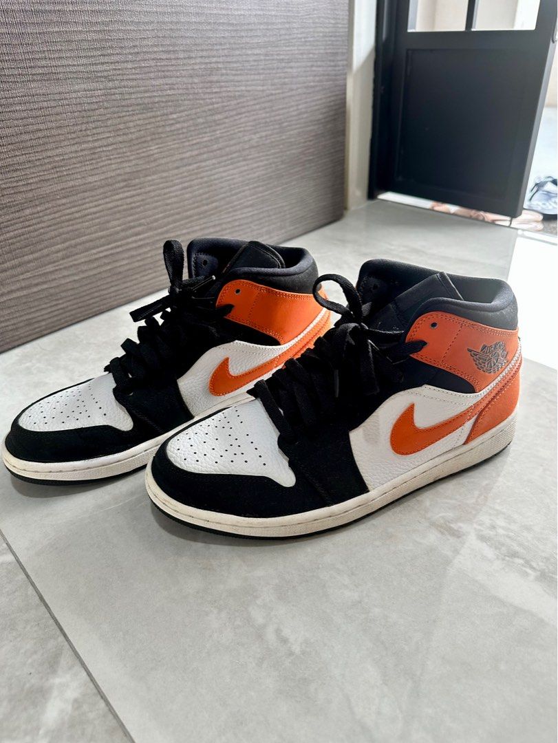 Air jordan 1 mid starfish orange new arrivals