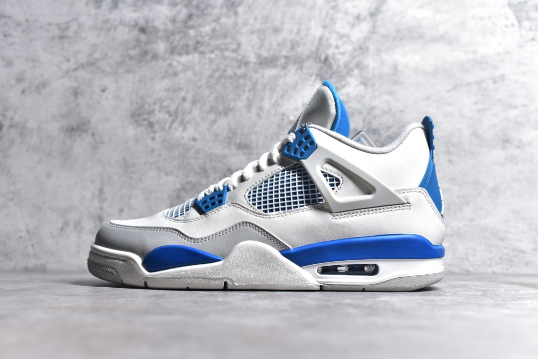 Air Jordan 4 Retro Military Blue shoes Men s Fashion Footwear Sneakers on Carousell