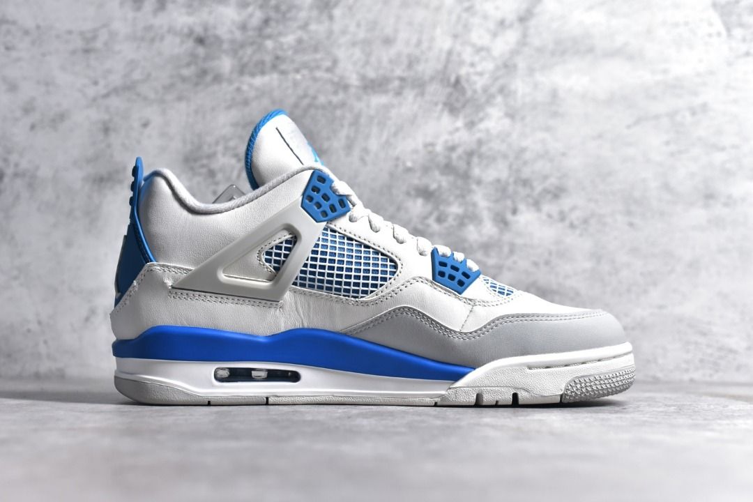 Air Jordan 4 Retro Military Blue shoes Men s Fashion Footwear