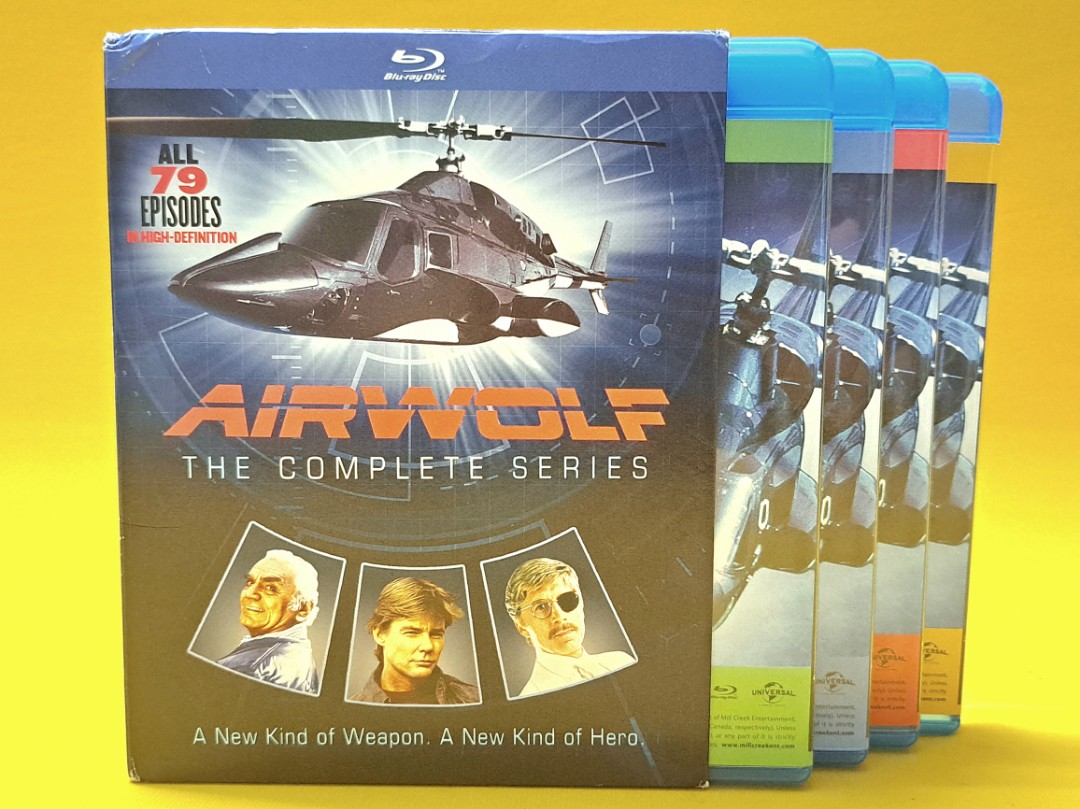 🔥AIRWOLF THE COMPLETE SERIES🔥 BLURAY