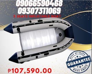 Aluminum Floor Inflatable Boat 5 persons capacity
