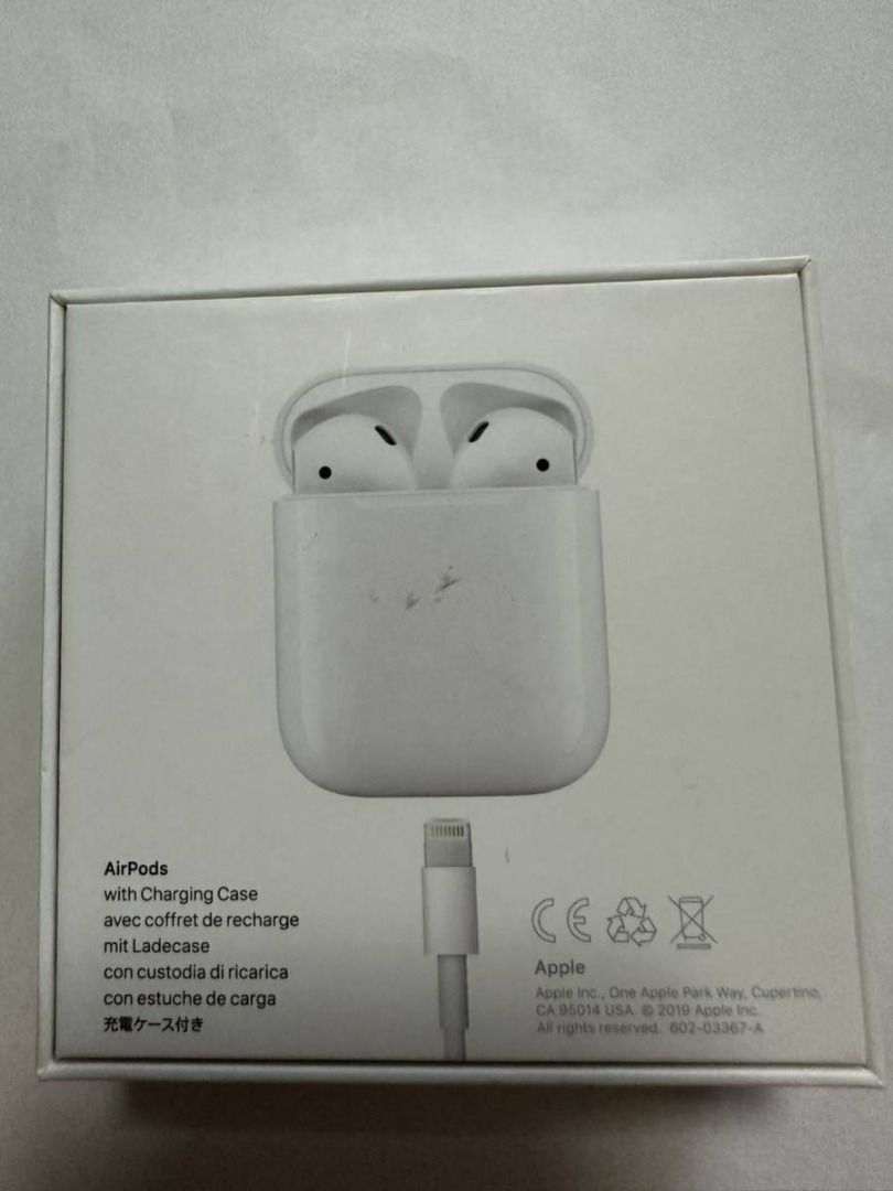 Apple AirPods with Charging Case 第2世代MV7N2J/A, 音響器材, 耳機