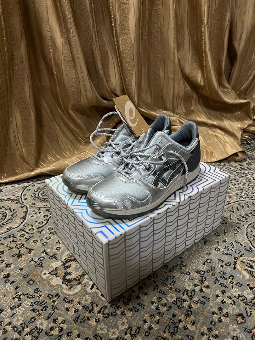 Asics gel lyte iii silver deals