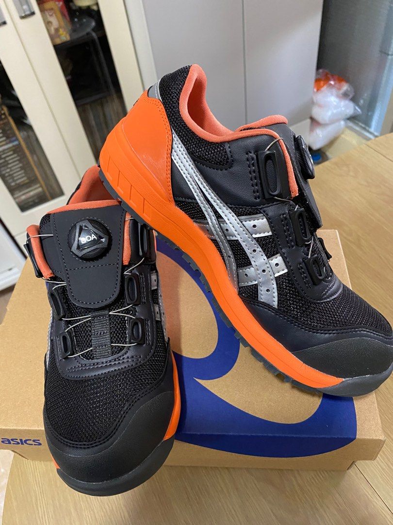 【新品】ASICS（アシックス）WINJOB CP209 BOA 27.5cm 新品 未使用 asics ウィンジョブ CP209 黒/オレンジ 28.0cm 【公式通販】