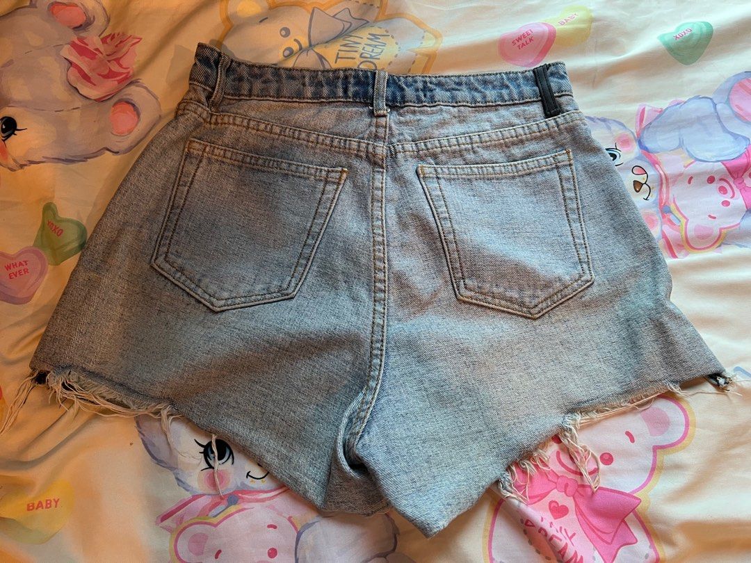 Alexander wang denim shorts top