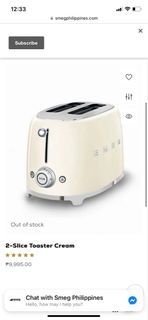 Authentic cream toaster