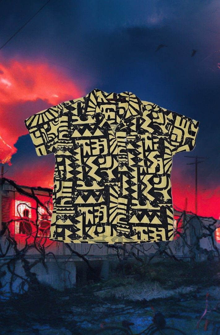 Authentic Levis x stranger things aztech shirt Women s Fashion