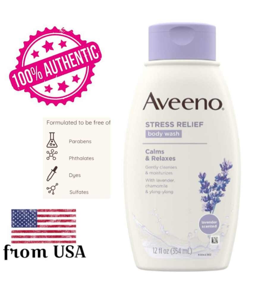 Aveeno Stress Relief Body Wash, Calms and Relaxes 354ml/12oz., Beauty