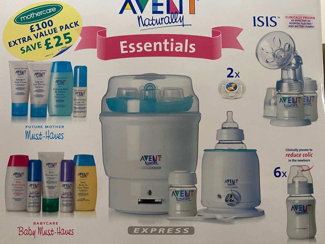 Avent steriliser set shop mothercare