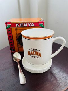 Bacha Heritage Coffee Mug And Lid, Coffee Cups, Saucers And Mugs