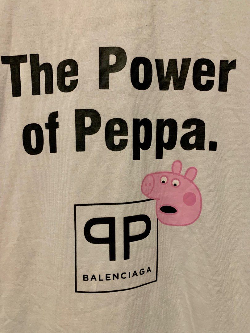 Balenciaga peppa pig shirt 2025