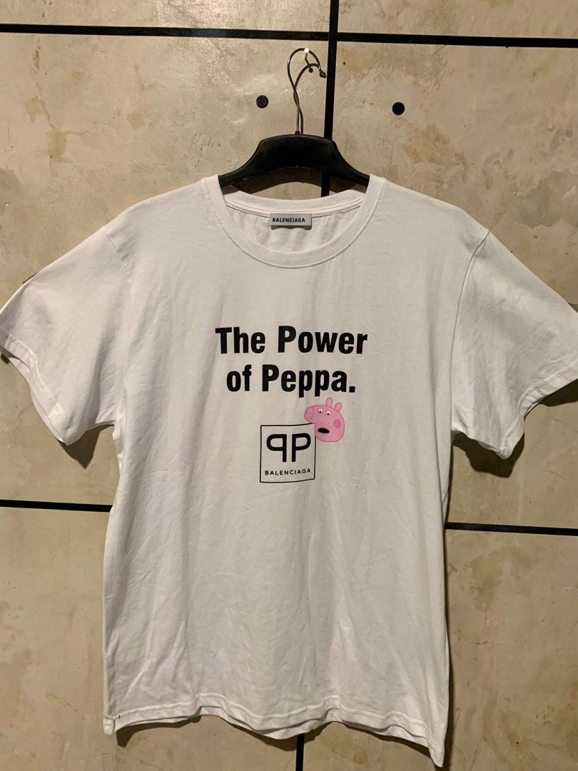 BALENCIAGA X PEPPA PIG TSHIRT Barang Mewah Pakaian di Carousell