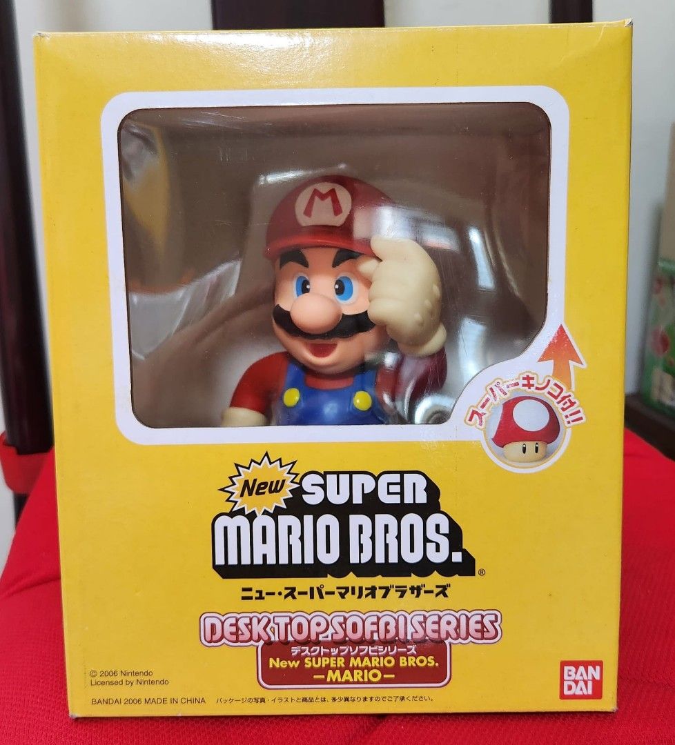 Bandai Nintendo Super Mario Desk top Sofubi/sofbi 20cm with box