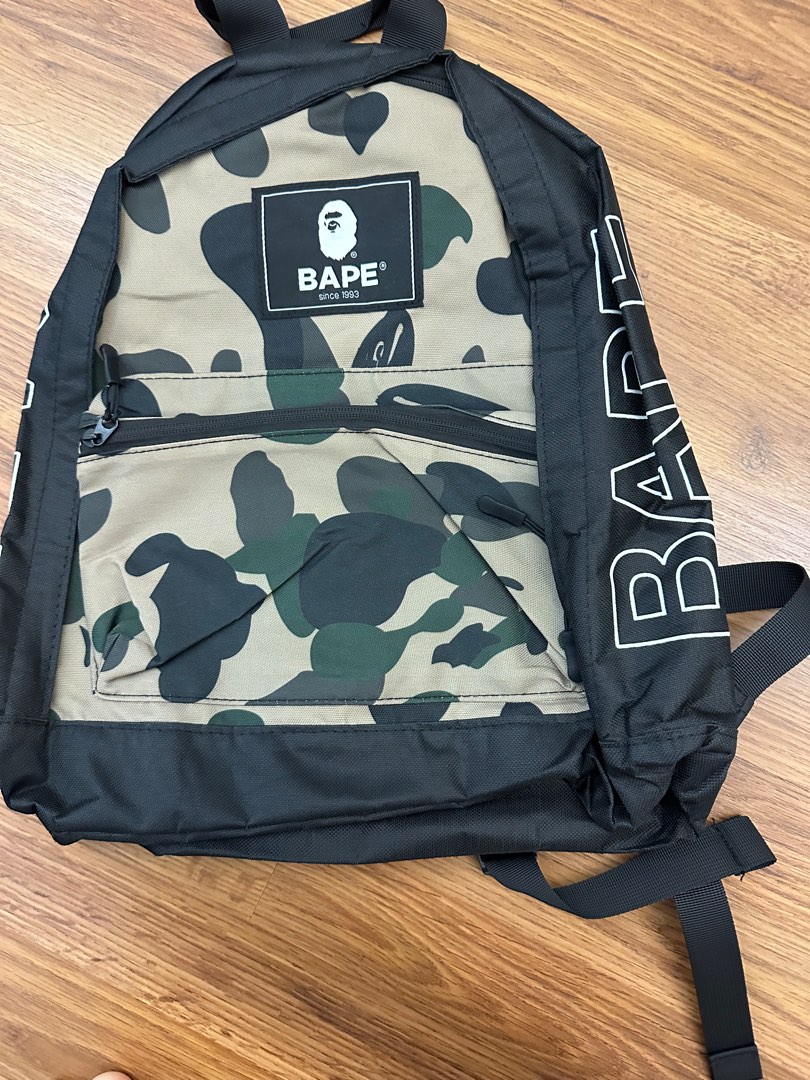 Bape best sale camo backpack