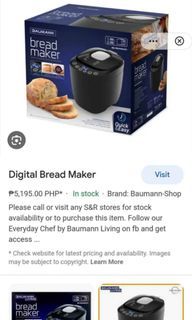 Baumann bread maker