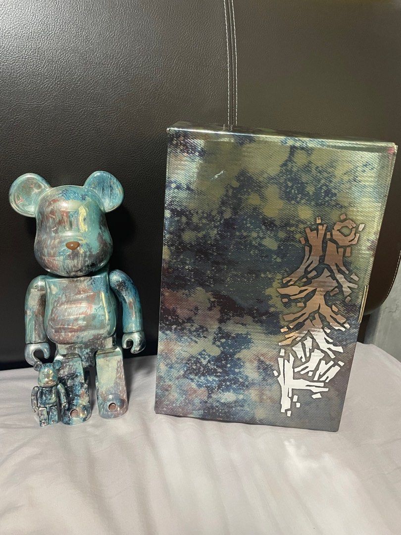 Bearbrick 400% PUSHEAD SILVER