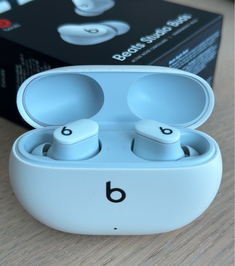 Beats Studio Buds 主動降噪藍芽耳機白色行貨，有盒有單有保養