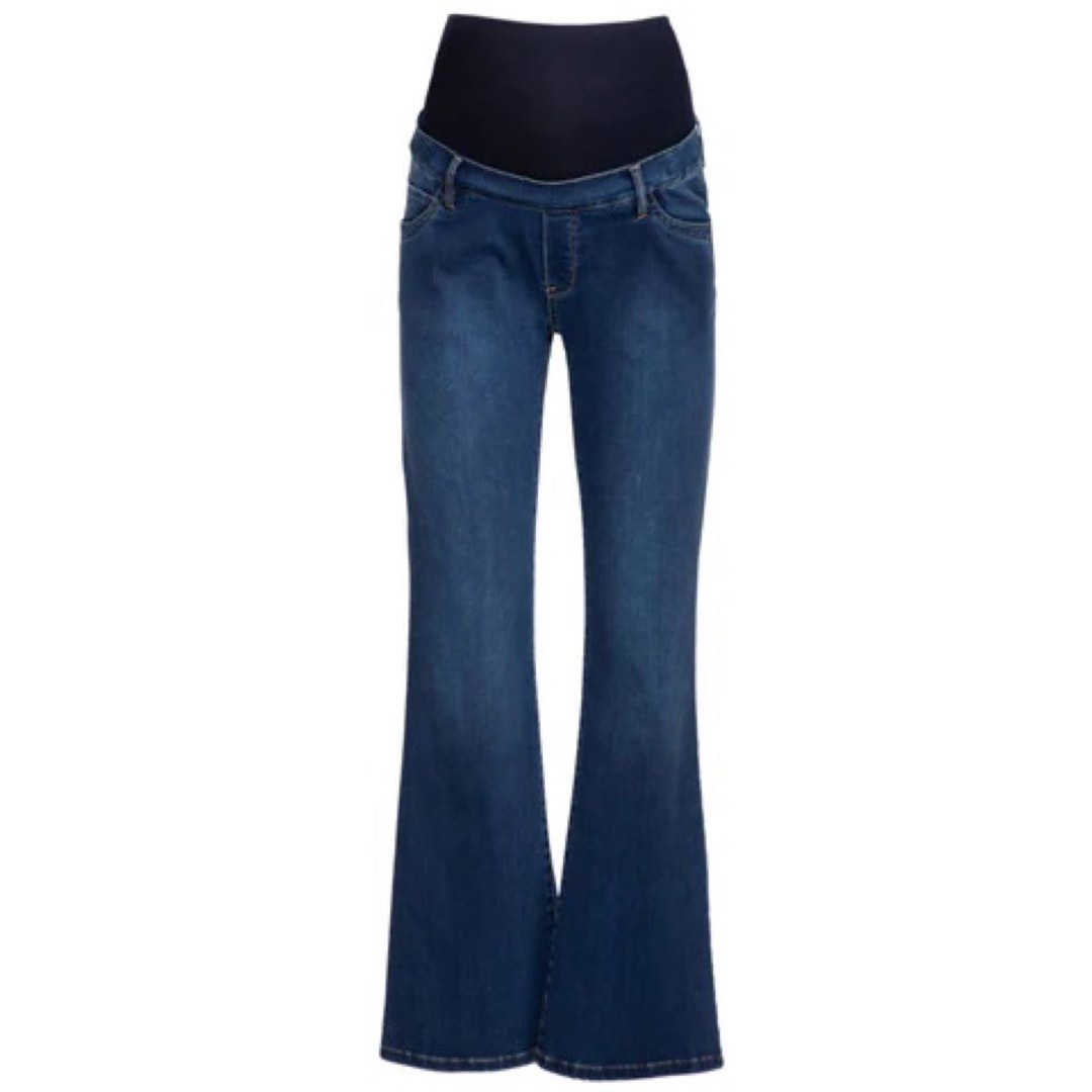 Maternity bell clearance bottom jeans