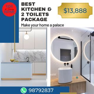 Best kitchen & 2 Toilets Reno package!