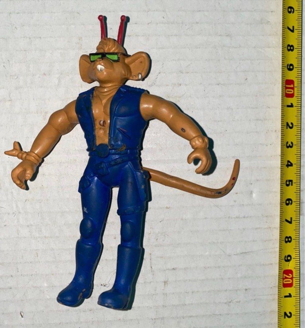 5 Figurines Vintage - Les Souris Motards De L'Espace (Biker Mice From Mars) - 1994
