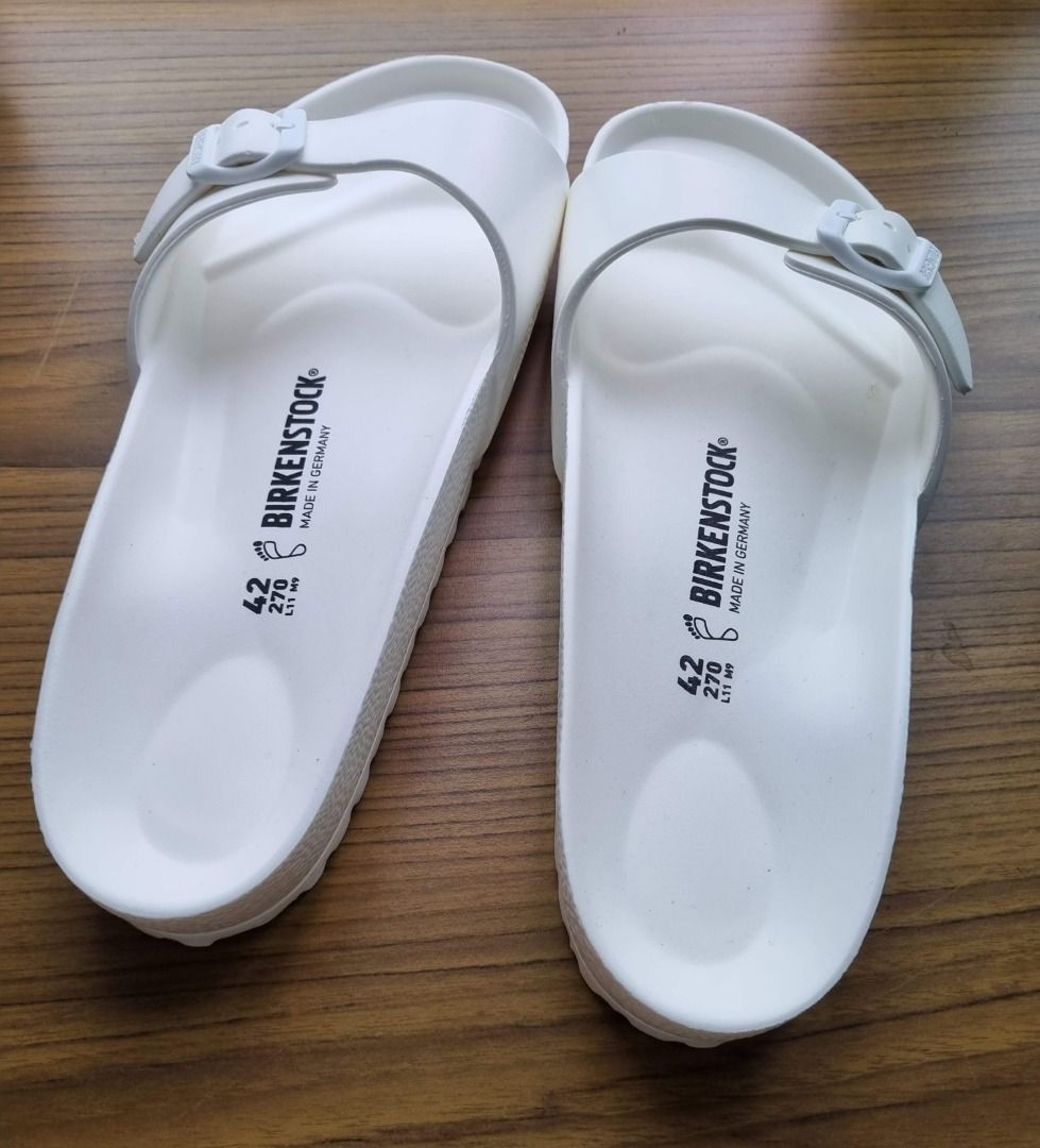 White birkenstocks size 9 on sale