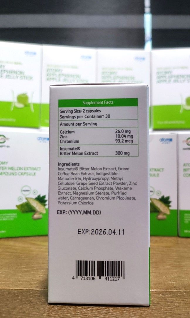 Bitter Melon Extract Compound Capsule Atomy, Health & Nutrition, Health
