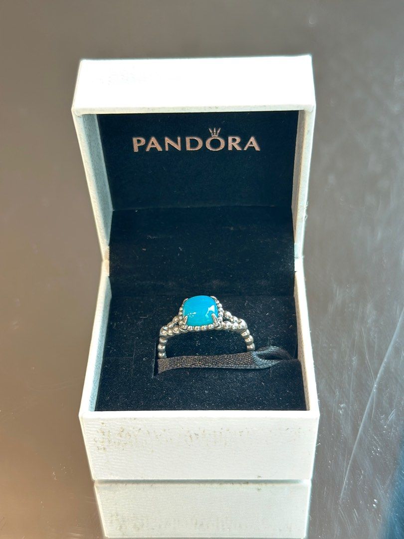 Blue vibrant sales spirit ring