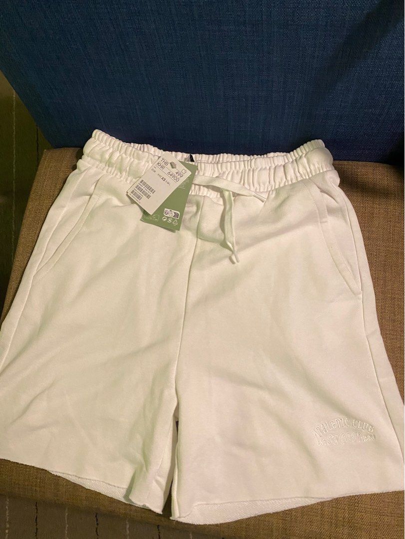 White stretchy shorts online