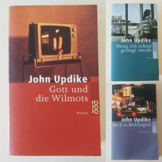 Books by John Updike, german edition, 1998-2000 Rowohlt Taschenbuch