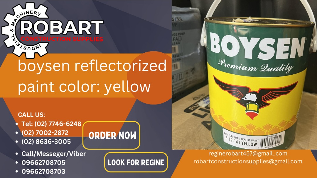 boysen reflectorized paint color yellow, Commercial & Industrial