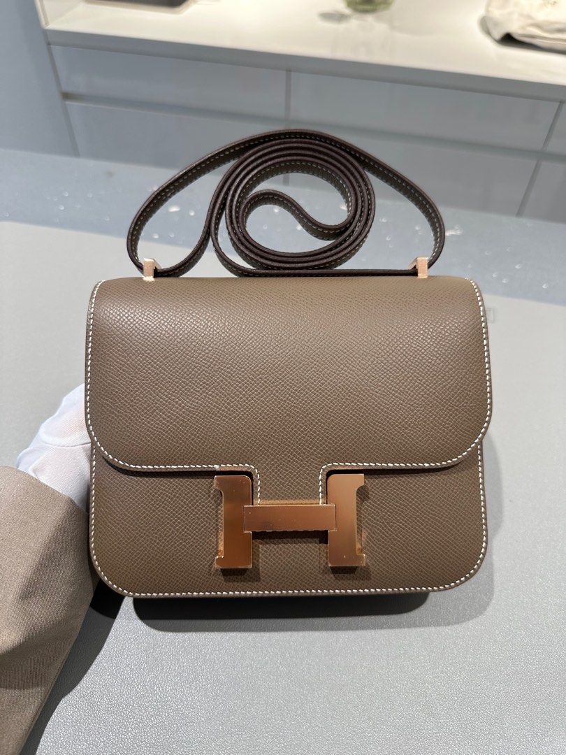 Ginza Xiaoma - ✨Brand New✨ Constance Mini in Etoupe Epsom