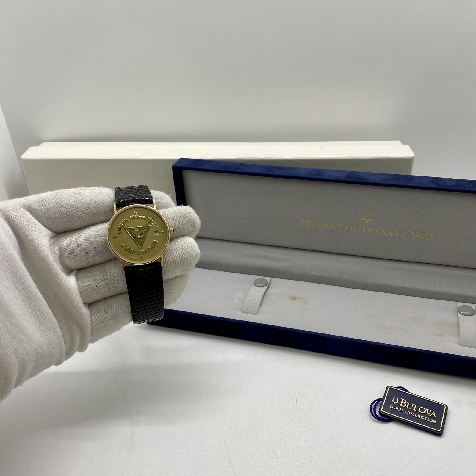 Mens bulova 14k gold watch cheap
