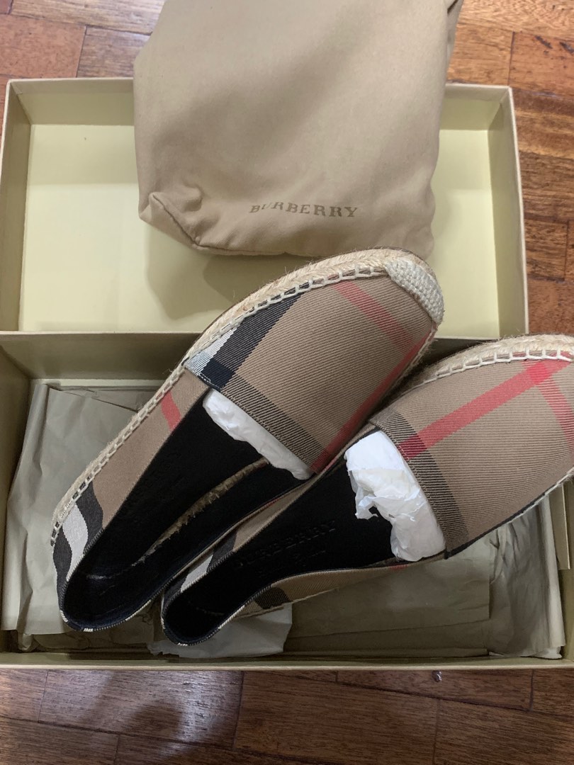 negotiable BURBERRY Flat Espadrille Hodgeson Housecheck
