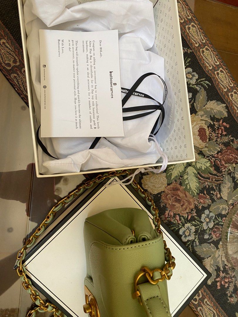 Alma flap bag buttonscarves, Barang Mewah, Tas & Dompet di Carousell