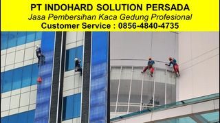 CALL 0856-4840-4735 Tarif Harga Jasa Rope Access Pengecatan Pembersihan Kaca Dinding Gedung Bertingkat Jember Pandeglang Banyuawangi Solo Surakarta Klaten