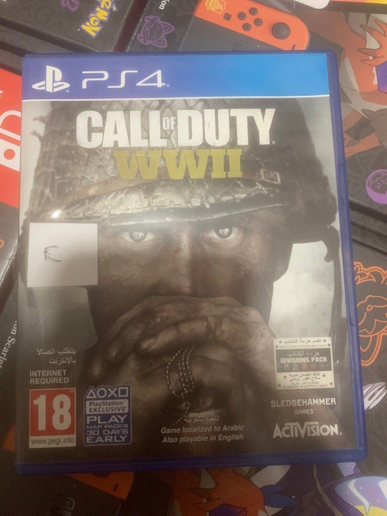 Call Of Duty WWII PEGI Arabic Language PS4 PlayStation 4