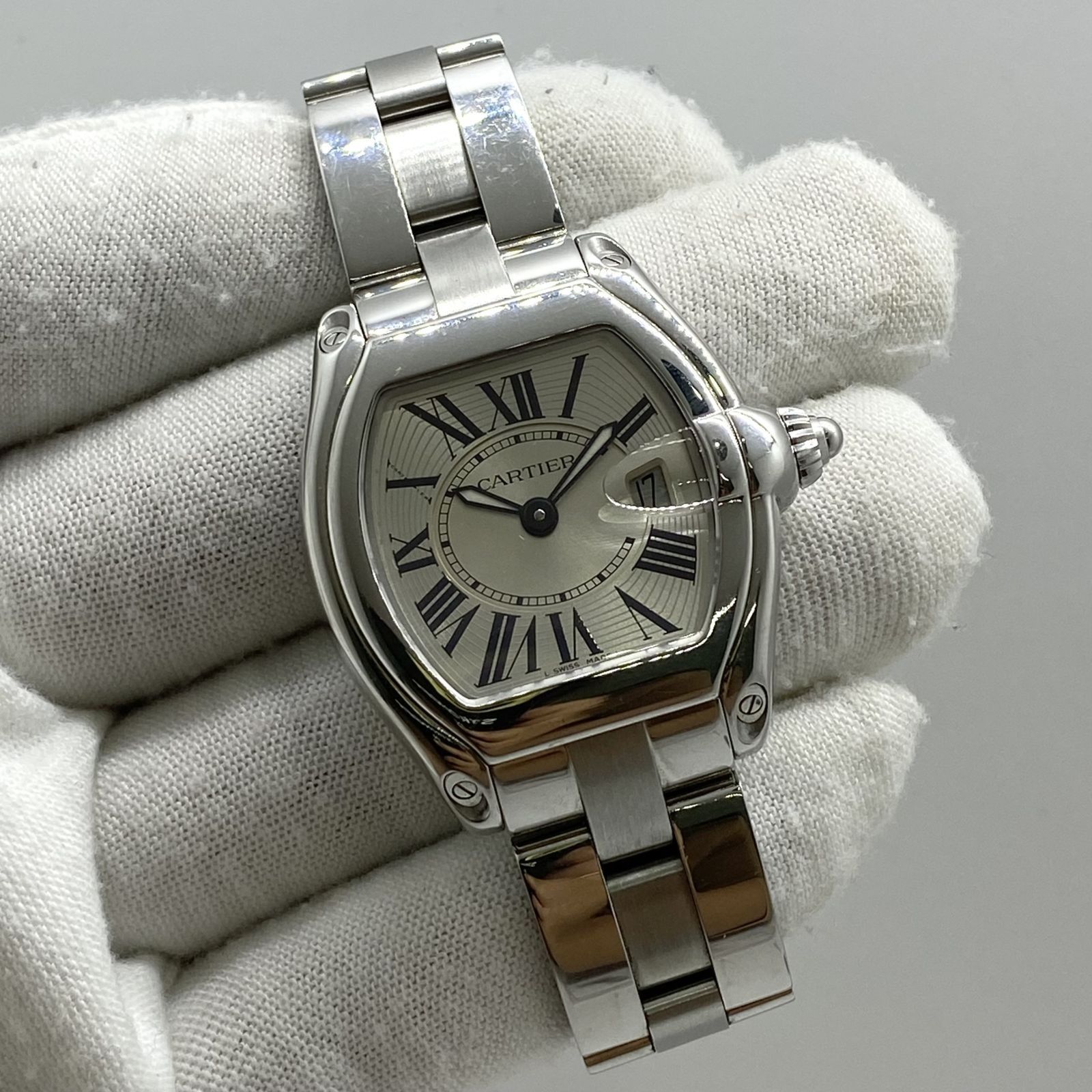 CARTIER W62016V3 2675 ROADSTER SM MENS WATCH ONLY 237027597 AL