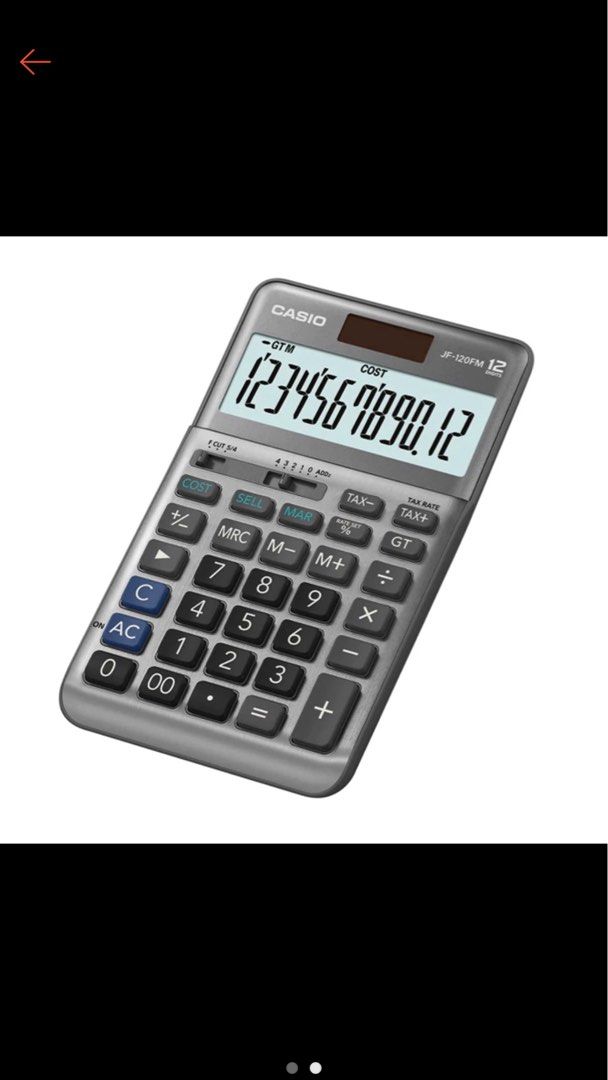 CASIO JF120FM BASIC CALCULATOR, Hobbies & Toys, Stationary & Craft